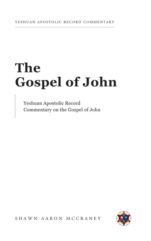 The Gospel of John Apostolic Record Commentary
